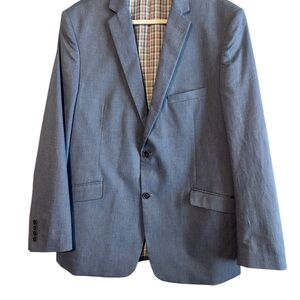U.S. Polo Assn. Men’s Light Blue Cotton Blend Sport Coat Blazer Jacket 44R